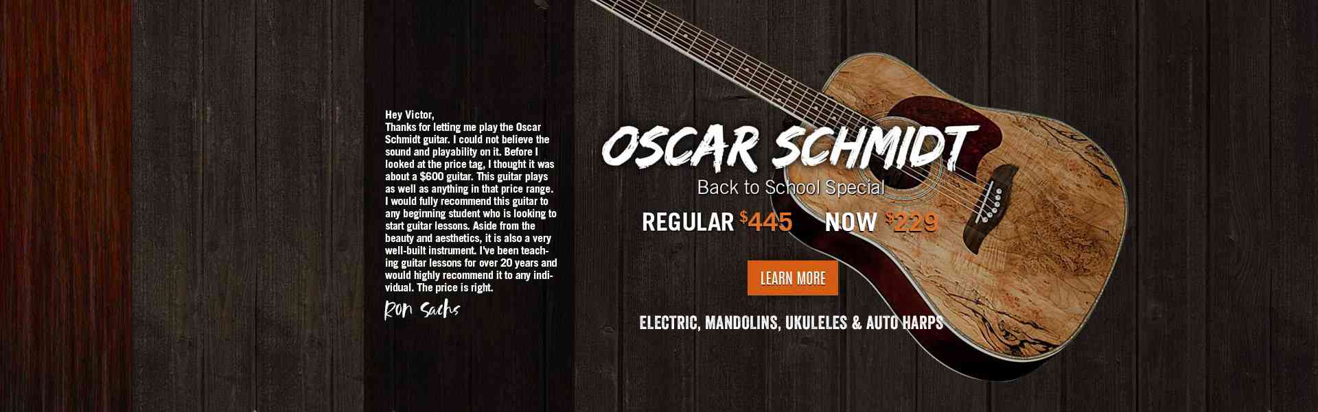 The Music Lab-Oscar guitar